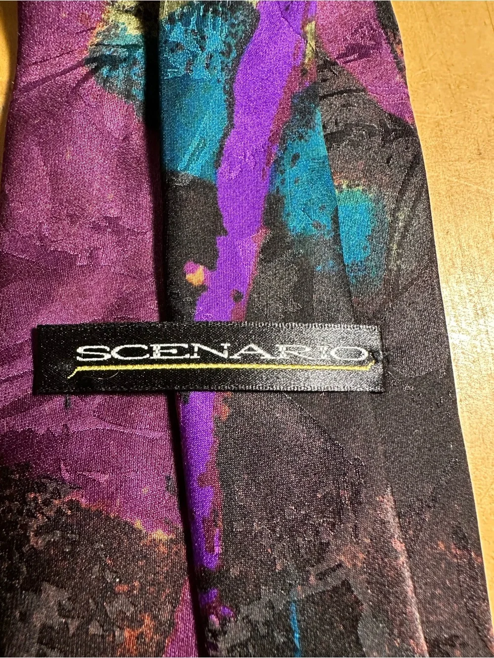 She Is Worthy Floral Silk Necklace Tie
